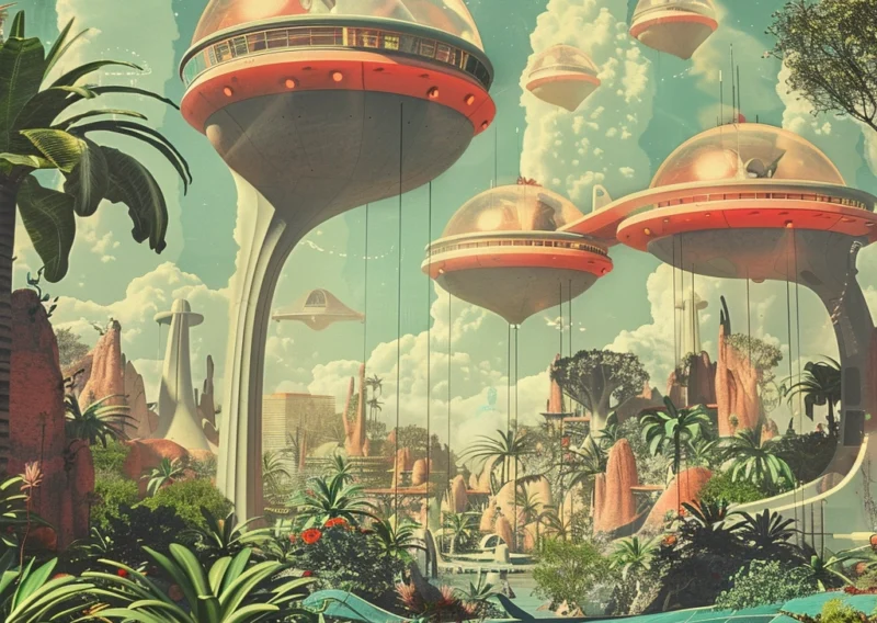 Retro Cyber Garden
